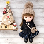 ＊161ソランちゃん・メルちゃん服＊オフショルブニット&スカー