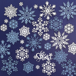 ダイカット＊クラフトパンチの雪の結晶