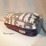 【個数限定】エルゴカバー◆シロクマ×グレー