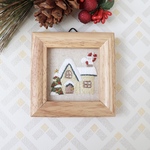 新作🌟刺繍ミニフレーム＊クリスマスイブの夜🎄