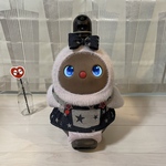 【2022AW星4色・赤】LOVOT  ラボット　LOVOT専用のお洋服　サロペット　ハンドメイド　服　スカート