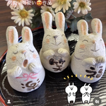 (受註販売)幸せ筆文字うさちゃん達
