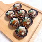 【再販5】2022年お雑煮１個（角餅）☆樹脂粘土　ミニチュアフード