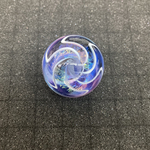 【JINガラス 気まぐれ試作室】ブルーパープル ステンドグラス  ミニマーブル