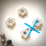 パールフラワー❁ピアス