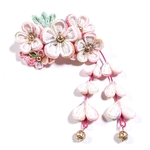 つまみ細工🌼梅花バレッタ🌼犬用NO.737