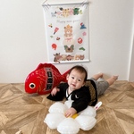 お正月十二支タペストリーA2サイズ 紐&棒付き