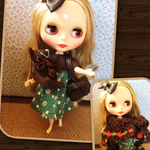 ブライス /リカちゃんサイズ  22㎝ドール服 冬じゃなくなっちゃったの…