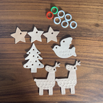 鳥のおもちゃ【クリスマス・パーツセット】