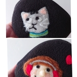猫ちゃん一緒にお出かけしようか耳あて