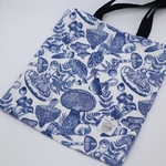 オリジナルテキスタイル『Blue Mushroom』トートバッグ