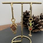 大人可愛い！クリスマス大ぶりフープピアス・イヤリング♡