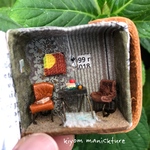 manickture/箱の中の小さな部屋/小さいおうち/miniドールハウスオブジェ/-297【kiyom】