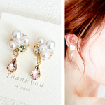 【人気作品☆】ビジューイヤリング　ビジューピアス　ティアドロップ　ビジューイヤリング　ビジューピアス　イヤリング　結婚式　