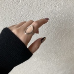 big oval ring ∴ silver925