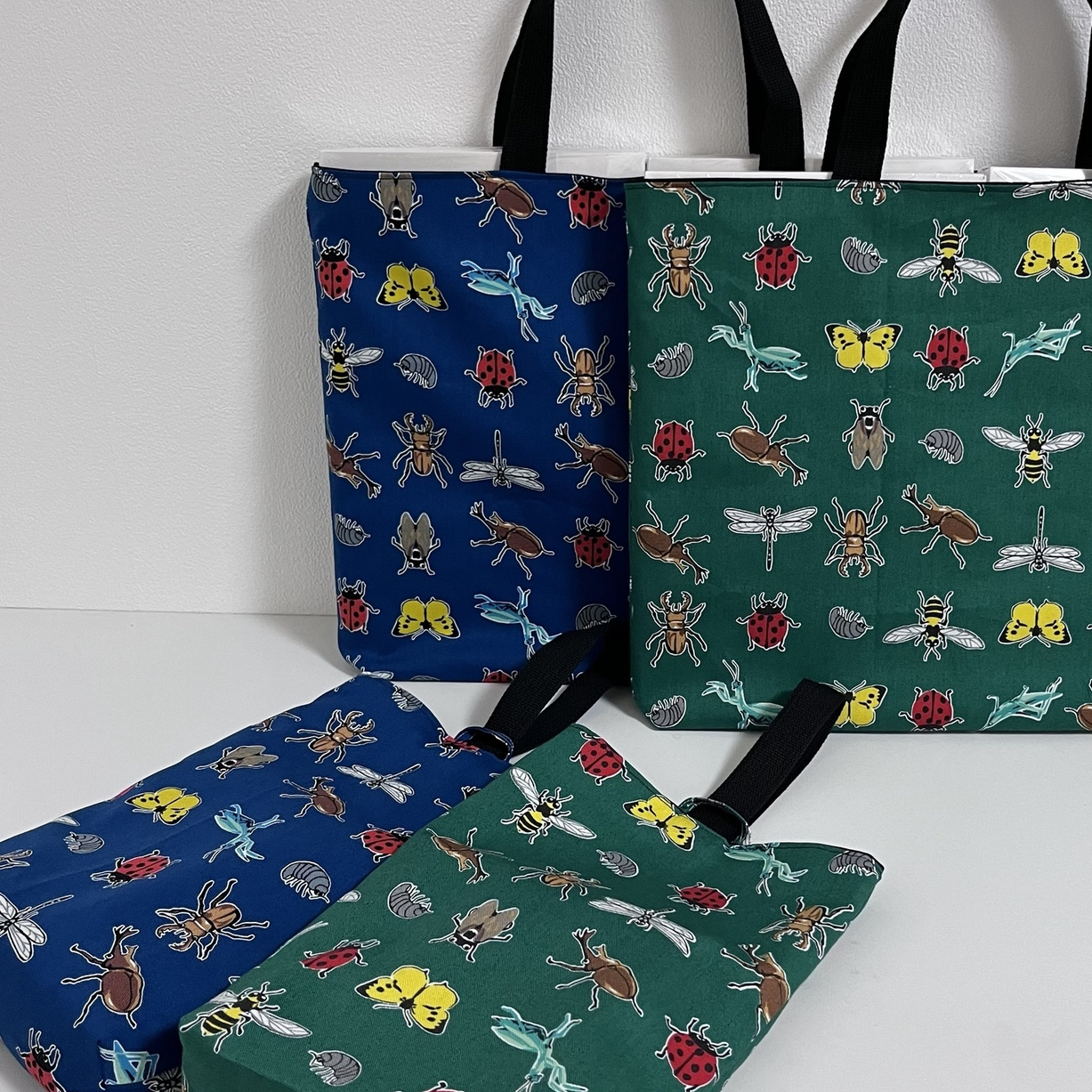 【yuryo】昆虫集まれ　入園入学セット　ポケット充実　ハンドメイド　虫 pfs-513-3s.jpg