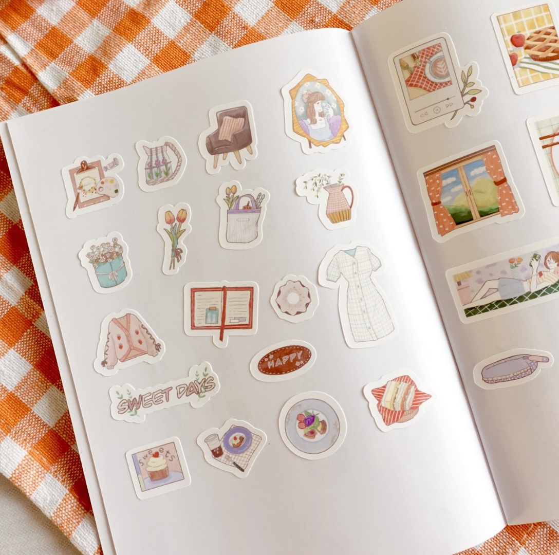 お裾分けシールセット（no.2）sticker set - Asannu Shop