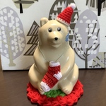 🎄🎁🔔北欧しろくま貯金箱用　🧑‍🎄クリスマス雑貨3点セット