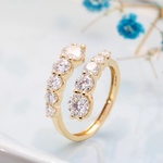 モアサナイト2‐5㎜ツイストリング 15229590