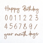 【誕生日】木製風レターバナー　ニューボーン　誕生日　バースデー　月齢フォト　壁面　飾り