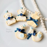 冬の宝石クッキー【ピアス・イヤリング・オーナメント・付け替えネックレス】