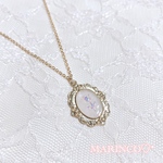 バラ 薔薇 ばら 白 ラメ レジン ホワイトローズペンダント(NO.922)