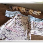グラフィック柄ラグランTシャツ【90】