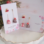 11/27販売♡クリスマスツリーとクリスマスプレゼントのピアス/イアリング【送料無料】
