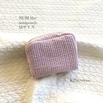 Mサイズ　NUBI  lilac minipouch ミニポーチ　ヌビポーチ　ヌビ　イブル　コスメポーチ　サニタリーポーチ