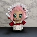ぬい服　クリスマス🎄ワンピース＋ヘッドドレス　2点セット　Ｂバージョン
