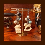 キラキラオーナメントチョコレート・シルバー【オーナメント・ピアス・イヤリング】