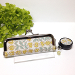 リバティ印鑑ケース＊スリーピングローズ 黄＊