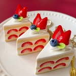 スペシャルいちごショートケーキキーホルダー