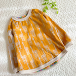 90cm🦒maffonキリン柄ロンt