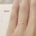 14kgf Hammered Ring