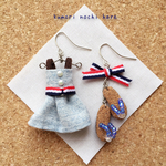 Summer dress＆flip-flop  BLUE ver.