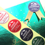クリスマスステッカー48片