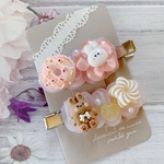 【15】ホイップデコ♡ヘアクリップ