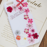 【#119】＊送料無料 ＊押し花スマホケース＊iPhoneケース押し花＊koko＊うさぎ