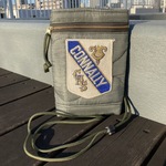 ●SALE●ミリタリーリメイク スマホポーチ Type custom  Phone Pouch Quilting Liner × Wappen 