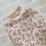 再販🌸 犬服M フレーズ キルト バックオープン(背中開き)✨送料無料✨