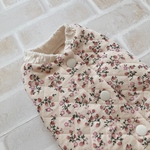 再販🌸 犬服S フレーズ キルト バックオープン(背中開き)✨送料無料✨