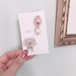 swan🦢‪ .｡.: *rose🌹 ピアス イヤリング