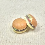 1/6 ミニチュアフード ハンバーガーセット