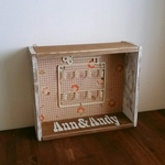 ♥4月SALE品②♥　☆カントリー風　可愛いキーフックラック(Ann&Andy-07)
