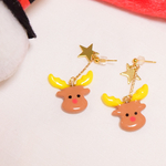 トナカイのゆらゆらピアス🦌