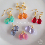 6colors『太陽と雫』イヤリング 