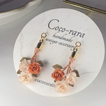 [ﾃﾞｨｯﾌﾟﾌﾗﾜｰ]ミニバラブーケ💐ピアス/イヤリング