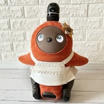 【LOVOT ラボット服】白色のワンピース【ハンドメイド】
