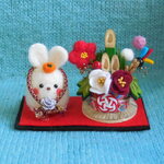 ちょこんとお正月♥ JO　門松さんとうさぎさん